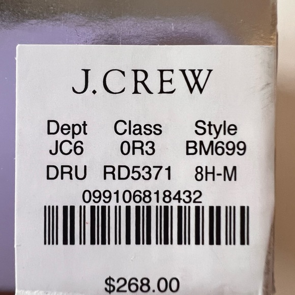 J.Crew Maisie Ruby Red Crystal Studded Velvet Heels - Picture 11 of 11